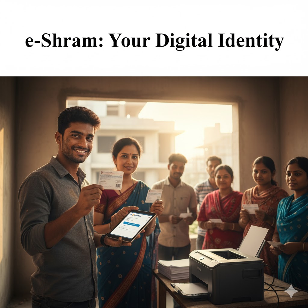 e Shram Card Download PDF